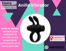 Anillo vibrador y estimulador de clítoris